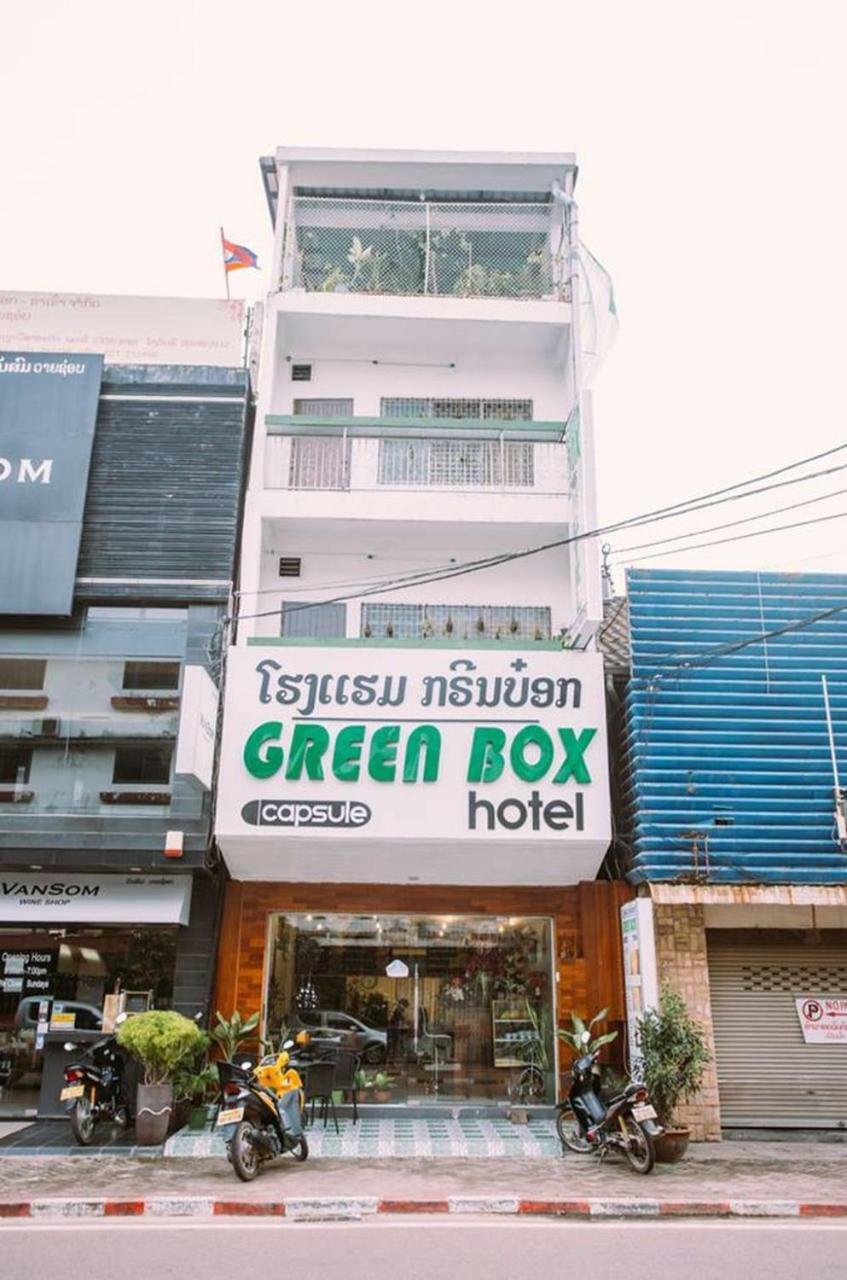 Green Box Capsule Hostel & Hotel В'єнтьян Екстер'єр фото